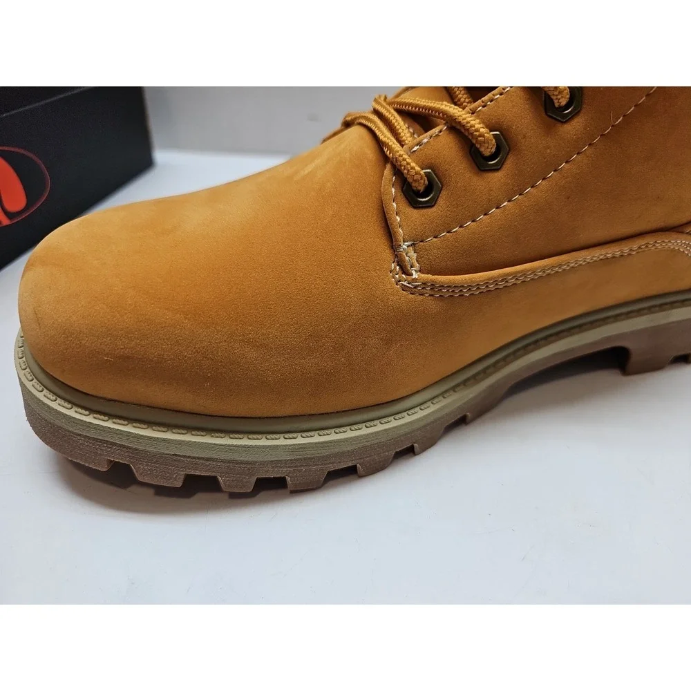 Lugz Empire Mid MEMPK7401 Men's Wheat Ankle Boots US Size 13.0D, Slip Resistant‎